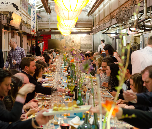 Guests at the James Beard Foundation's annual Sunday Supper
